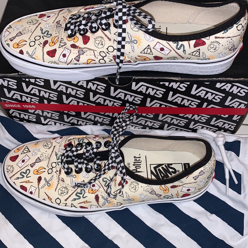 Vans Custom Lo Pro Harry Potter NEW w8 m6.5